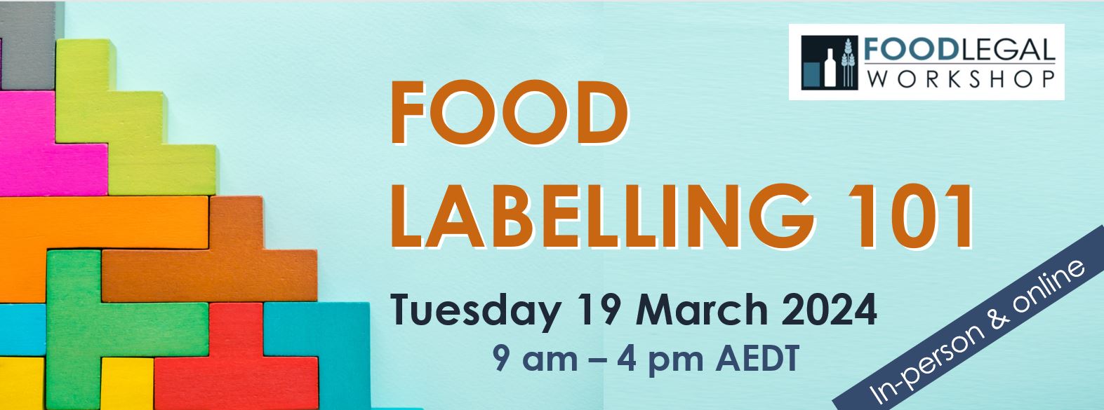  Mar 19, 2024 - Food Labelling 101 - full day workshop - 7 Hours
