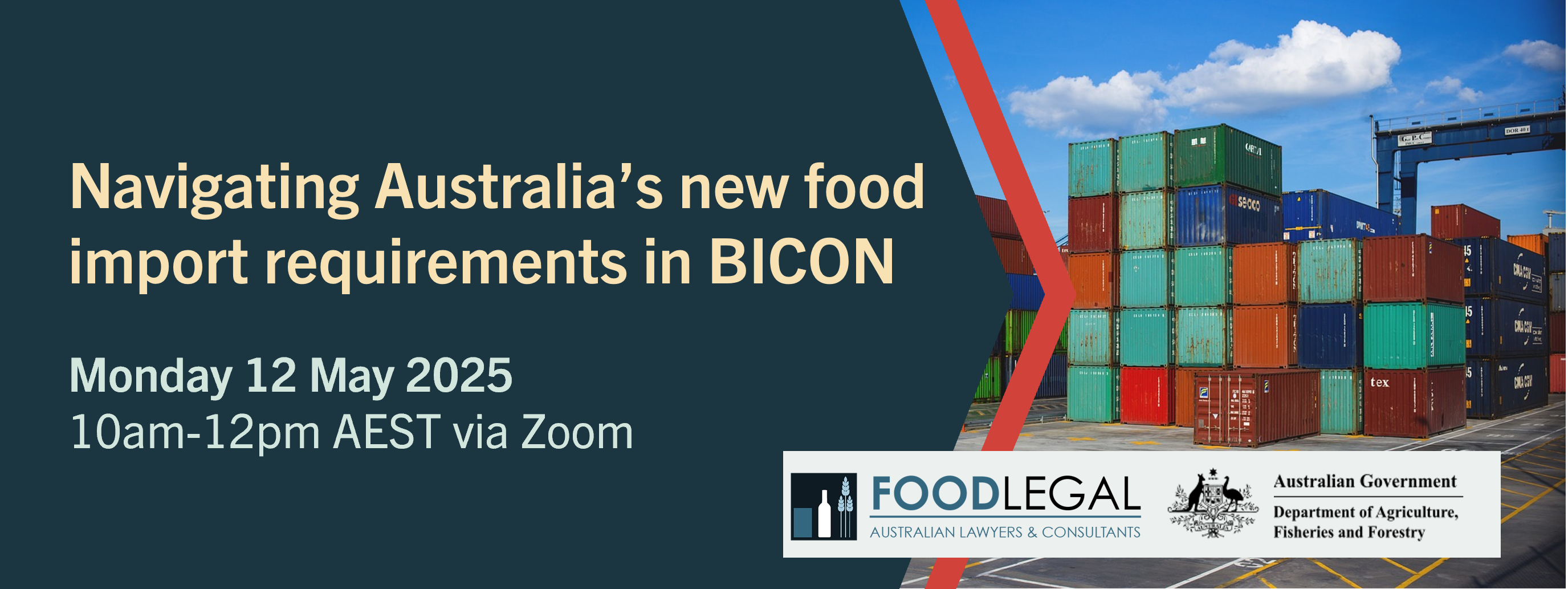  May 12, 2025 - Navigating Australia’s new food import requirements in BICON - 2 Hours